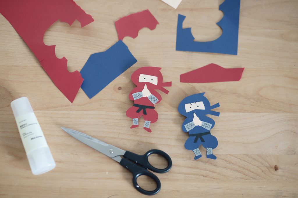 紙で作る手作りおもちゃ「忍者スイスイのぼり」 | つづる